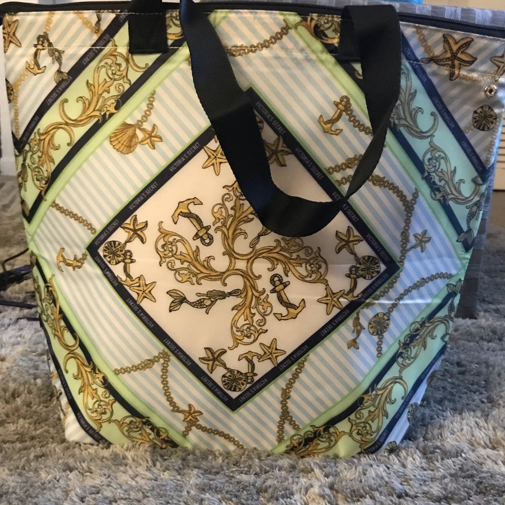 Victoria Secret Nautical Print Tote